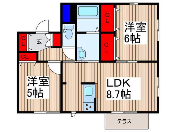 コレット中野の物件間取画像